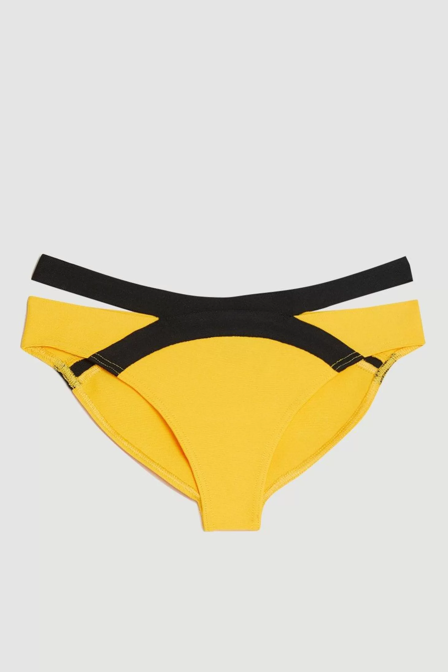 Karen Millen Bandage Color Block Strappy Bikini Bottoms