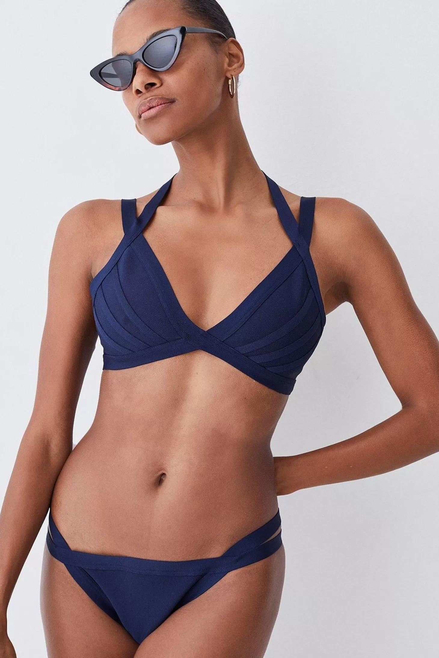 Karen Millen Bandage Double Strap Bikini Top