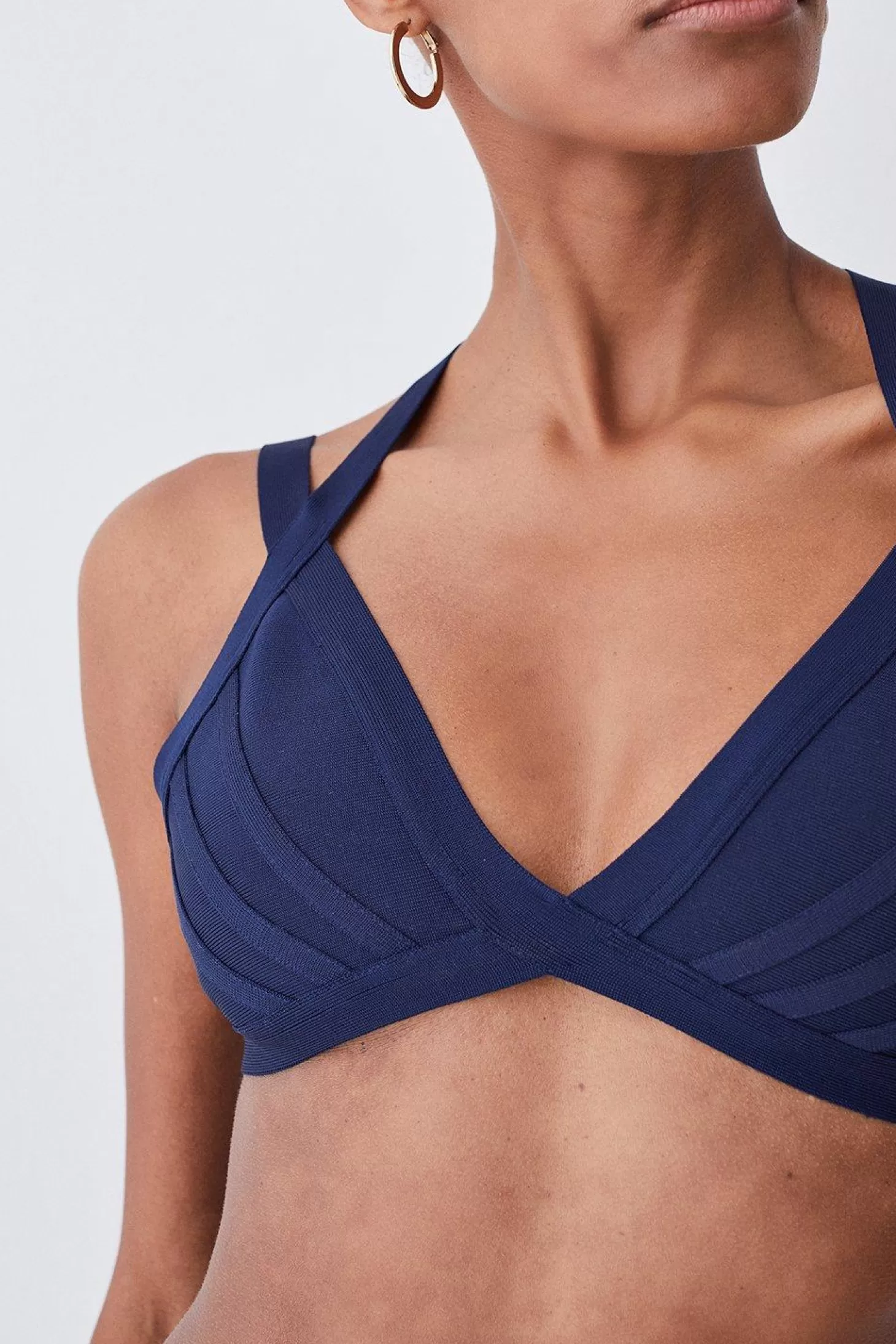 Karen Millen Bandage Double Strap Bikini Top