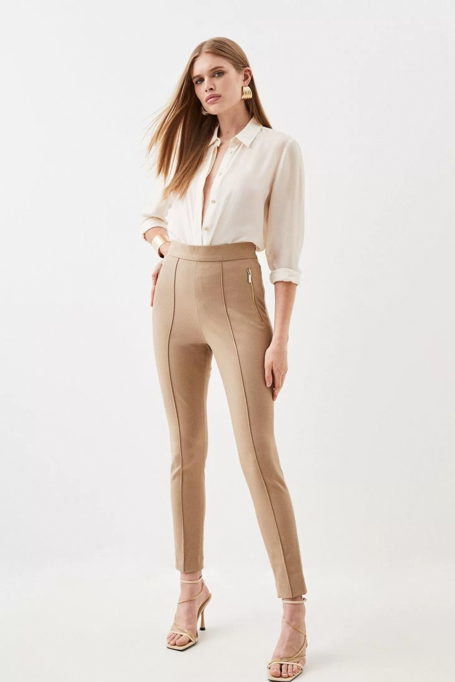 Karen Millen Bi Stretch Woven Jodhpur Pants