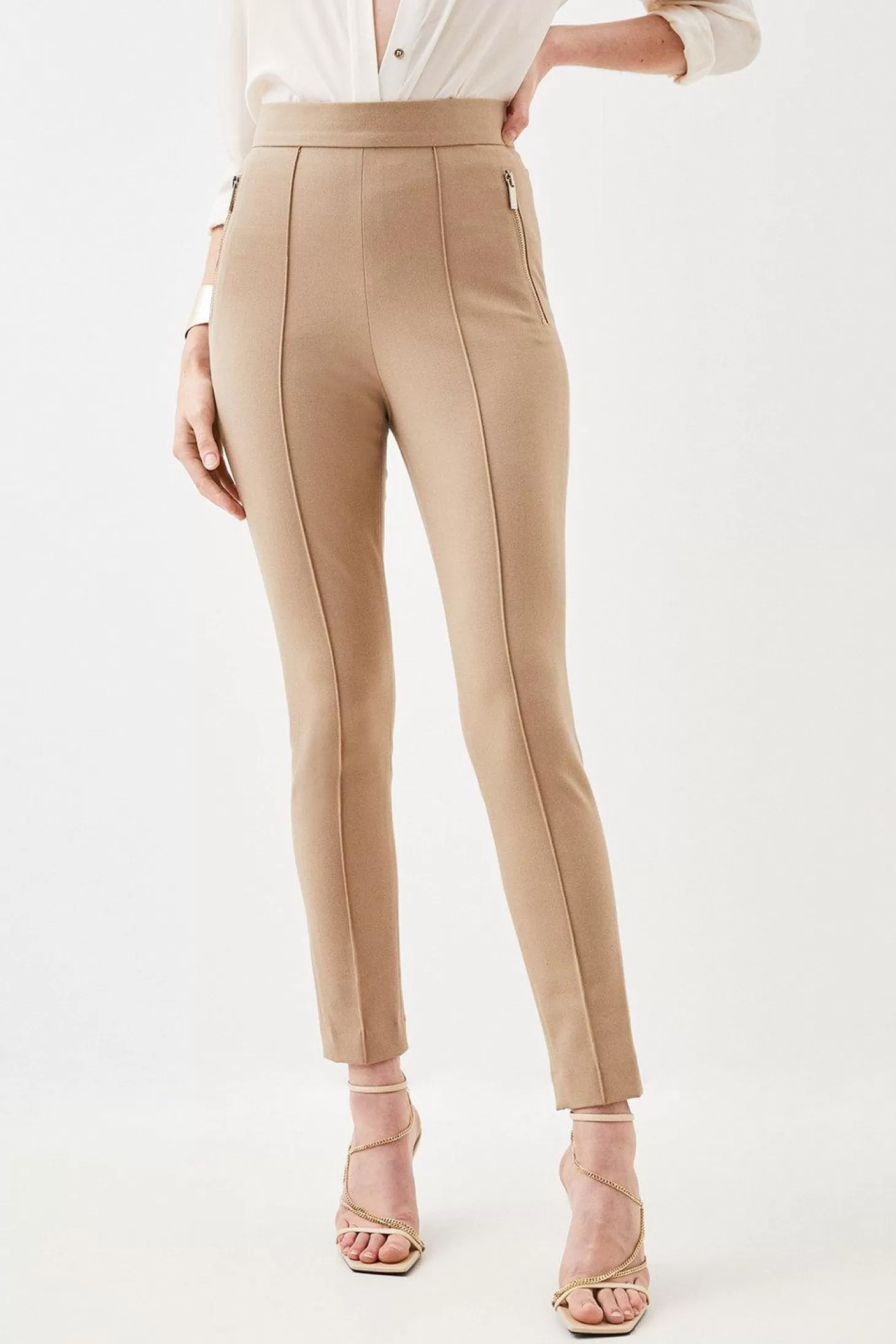 Karen Millen Bi Stretch Woven Jodhpur Pants