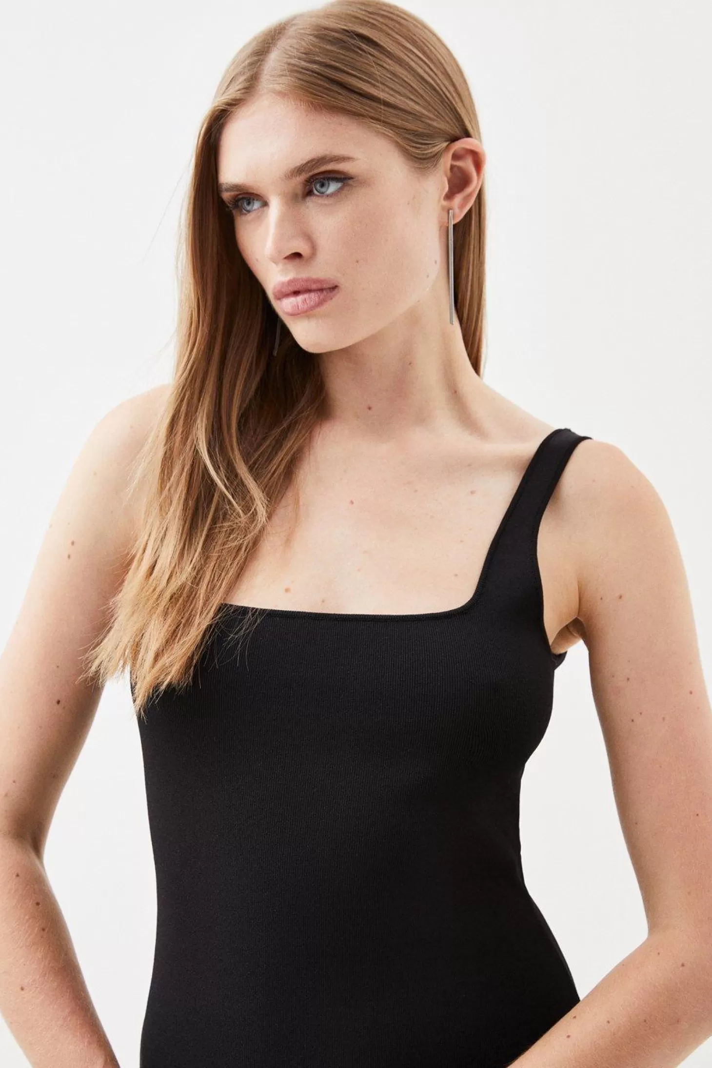 Karen Millen Body Contouring Knit Midi Dress