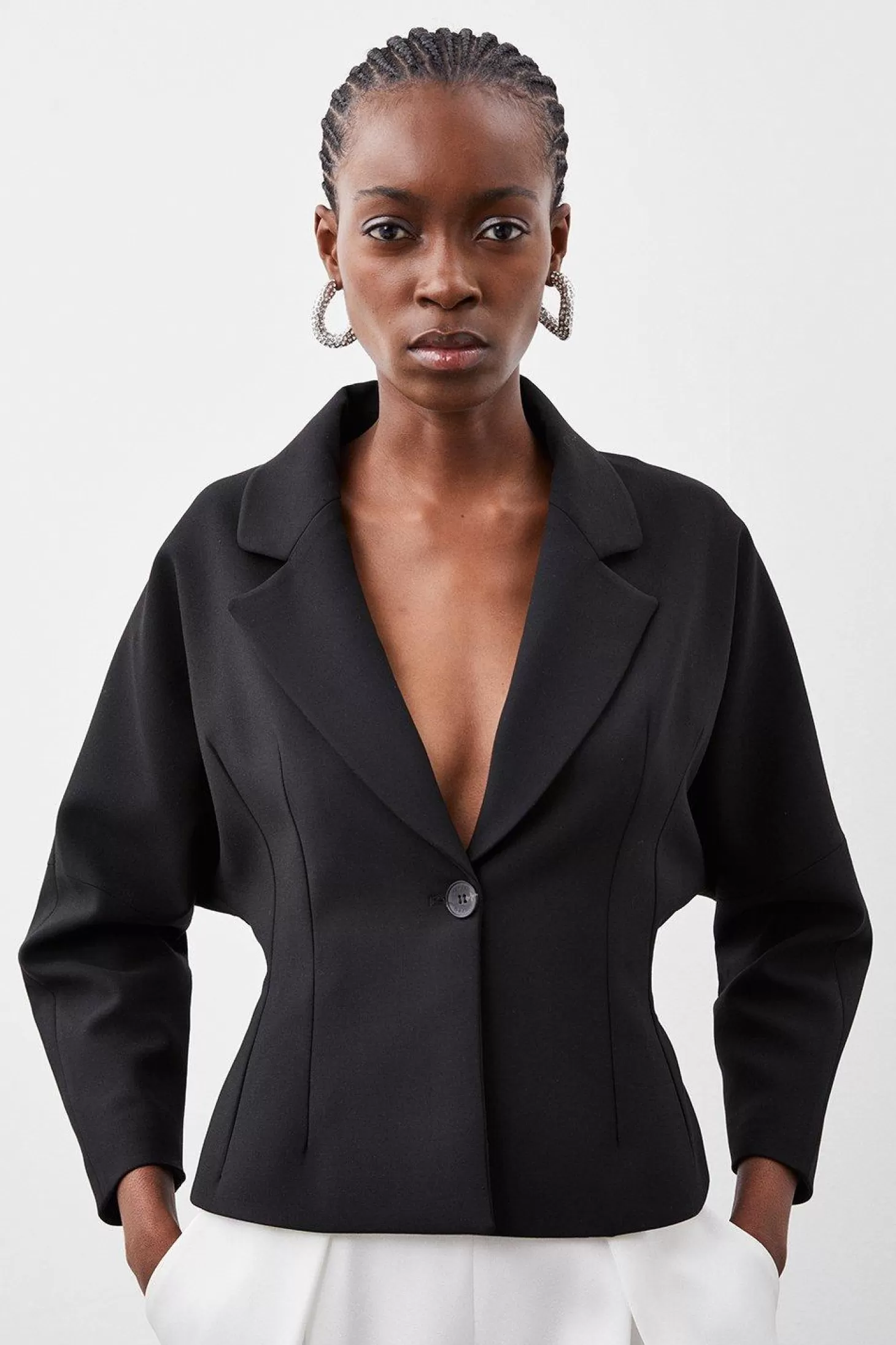 Karen Millen Compact Stretch Hourglass Tailored Jacket