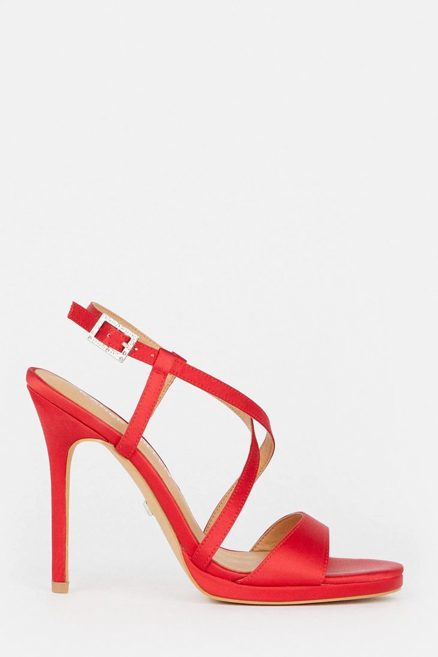 Karen Millen Cross Strap Platform Stiletto Heel