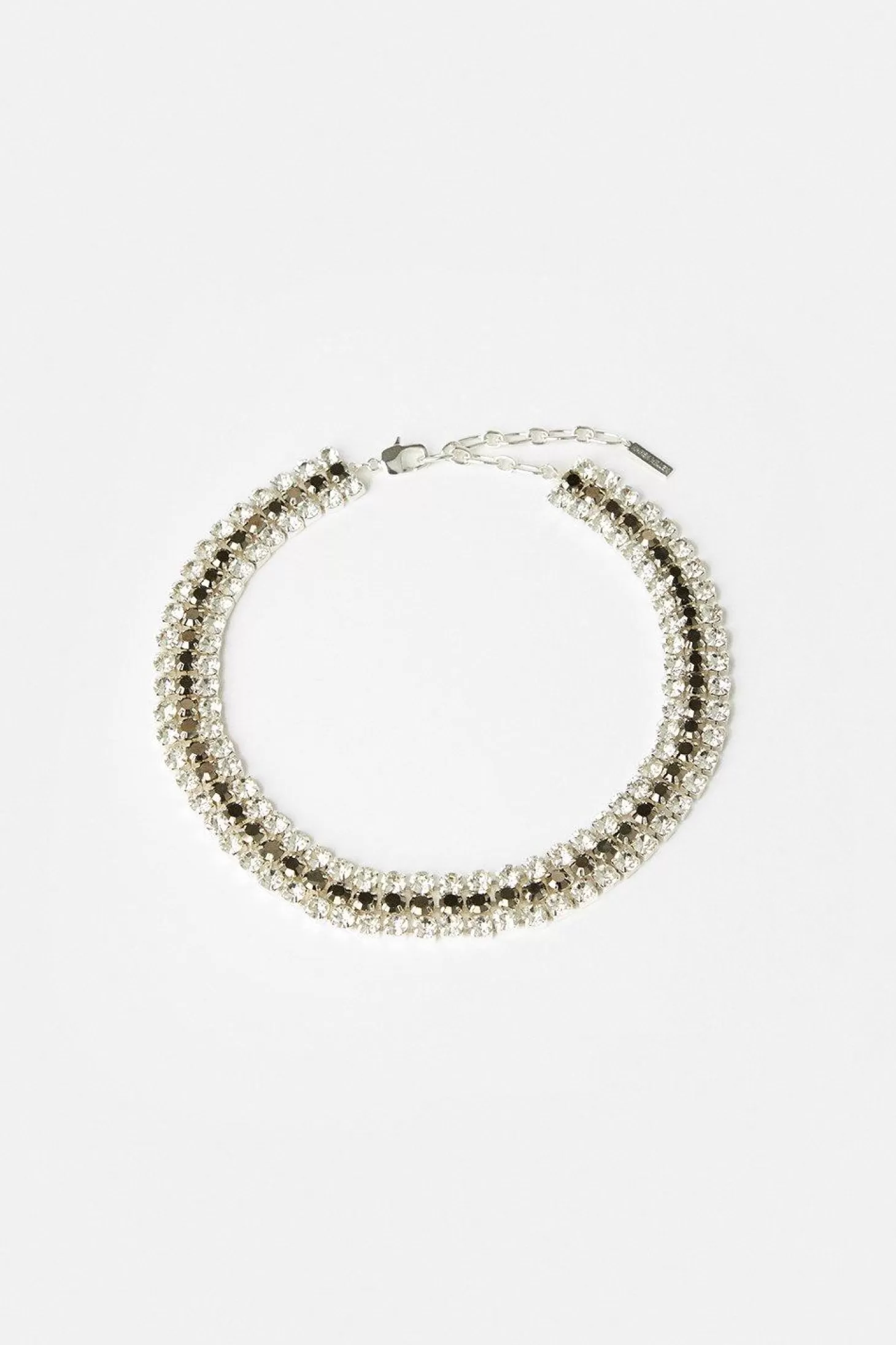 Karen Millen Diamante Layered Choker Necklace