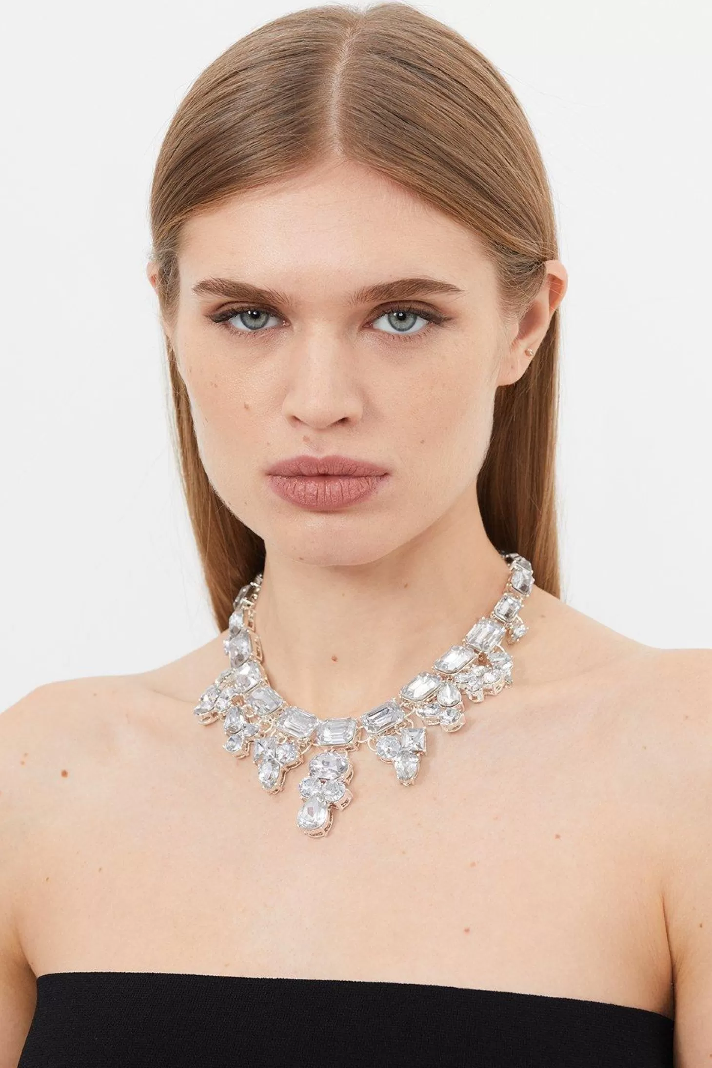 Karen Millen Diamante Statement Necklace