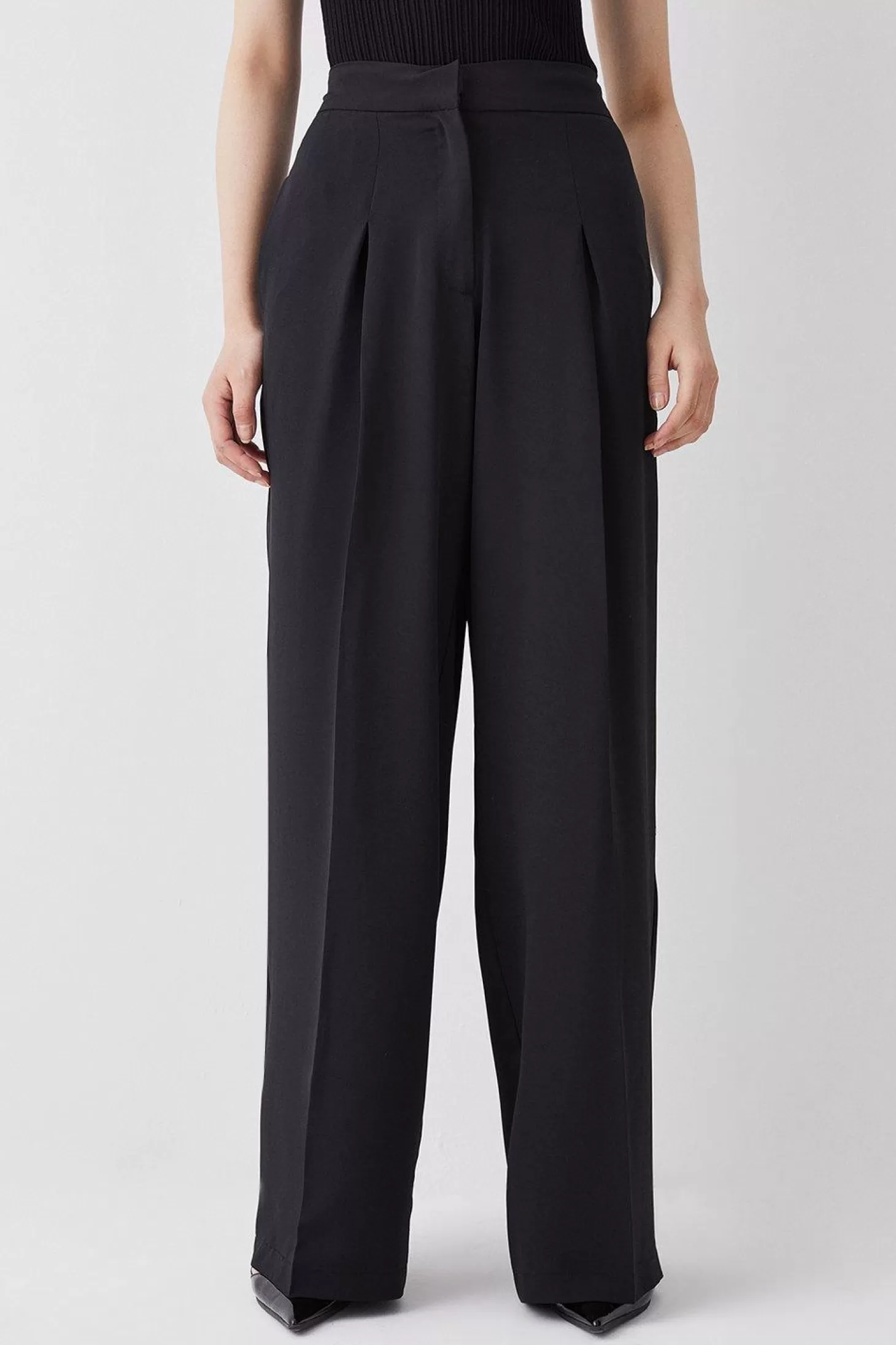 Karen Millen Essential Tailored Wide Leg Pants