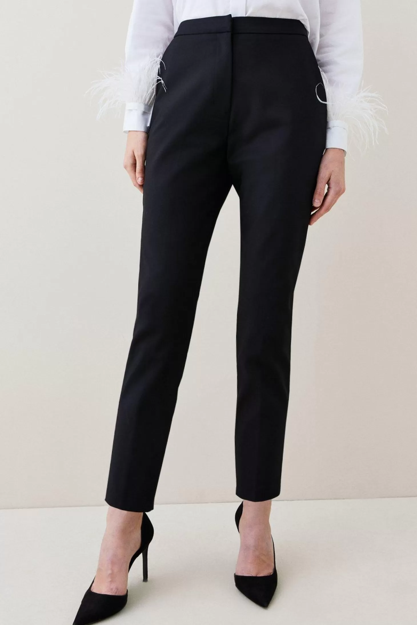 Karen Millen Essential Techno Woven Pants