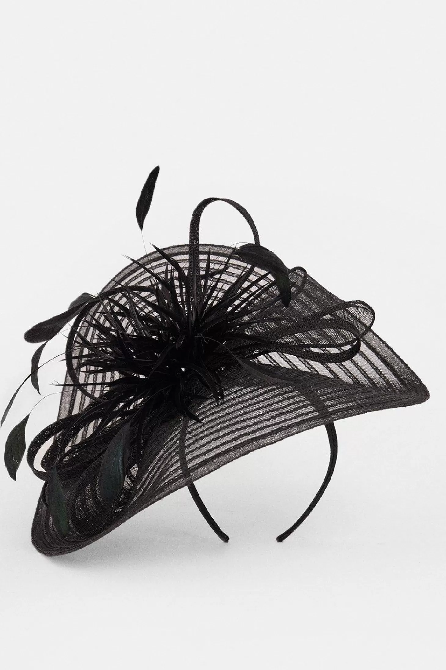 Karen Millen Feather Detail Fascinator