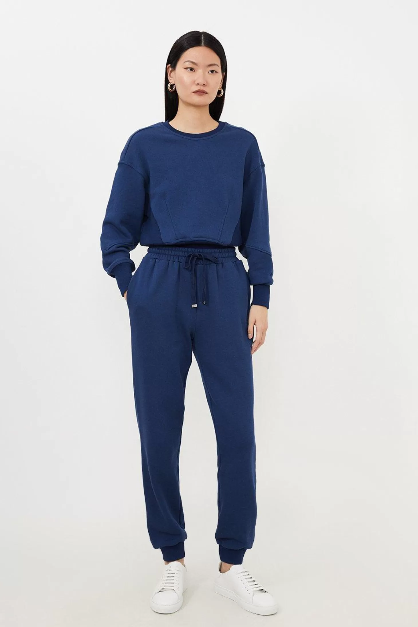 Karen Millen Jersey Cuffed Sweatpant