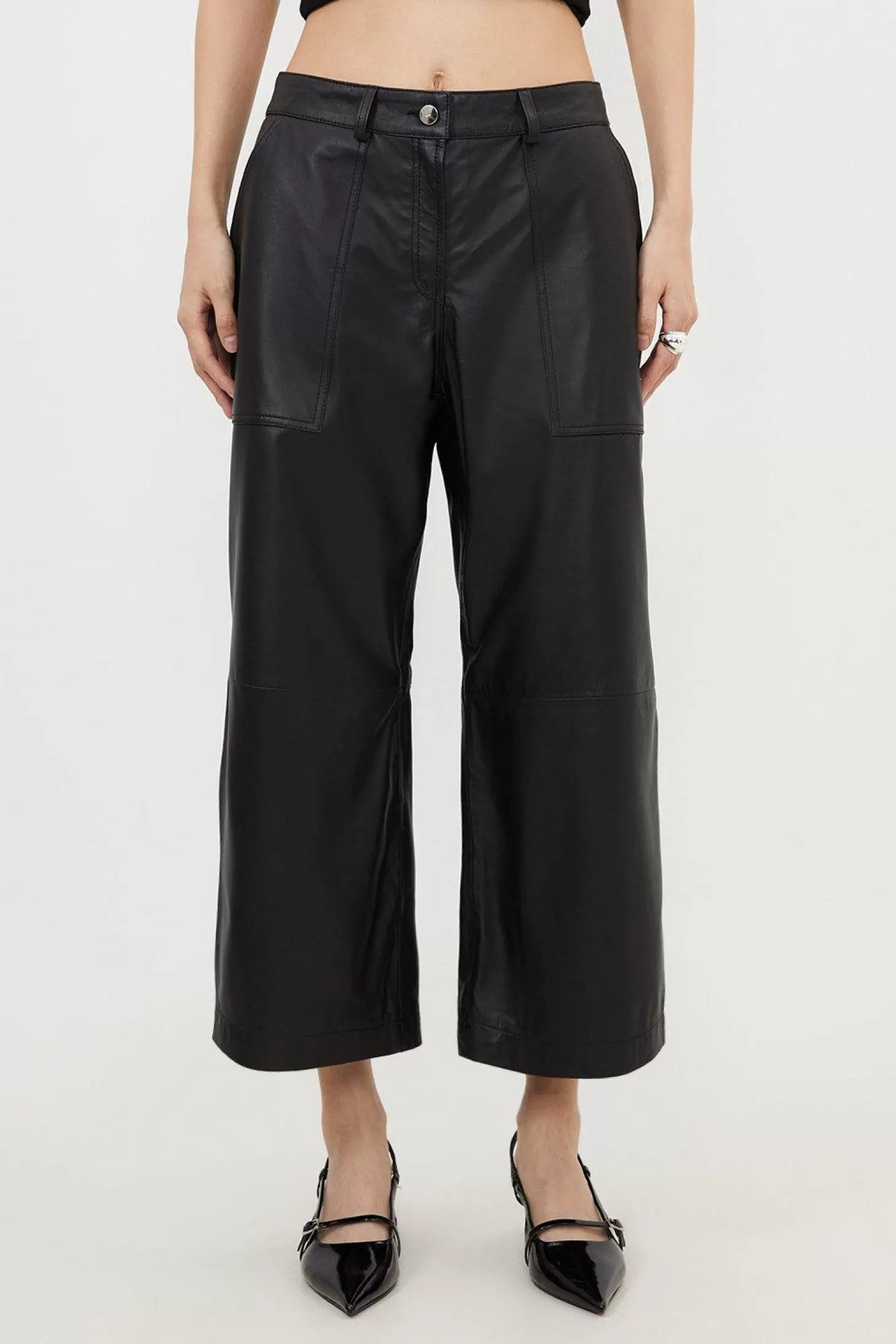 Karen Millen Leather Culottes