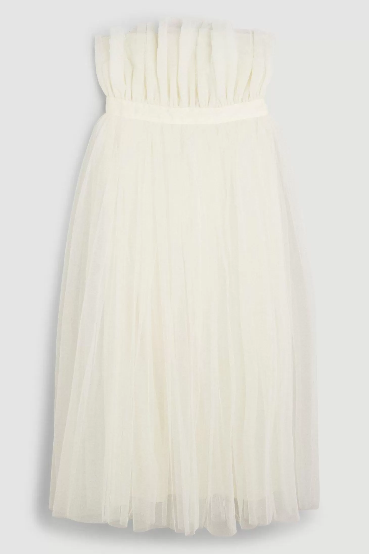 Karen Millen Lydia Millen Corseted Tulle Woven Midi Dress
