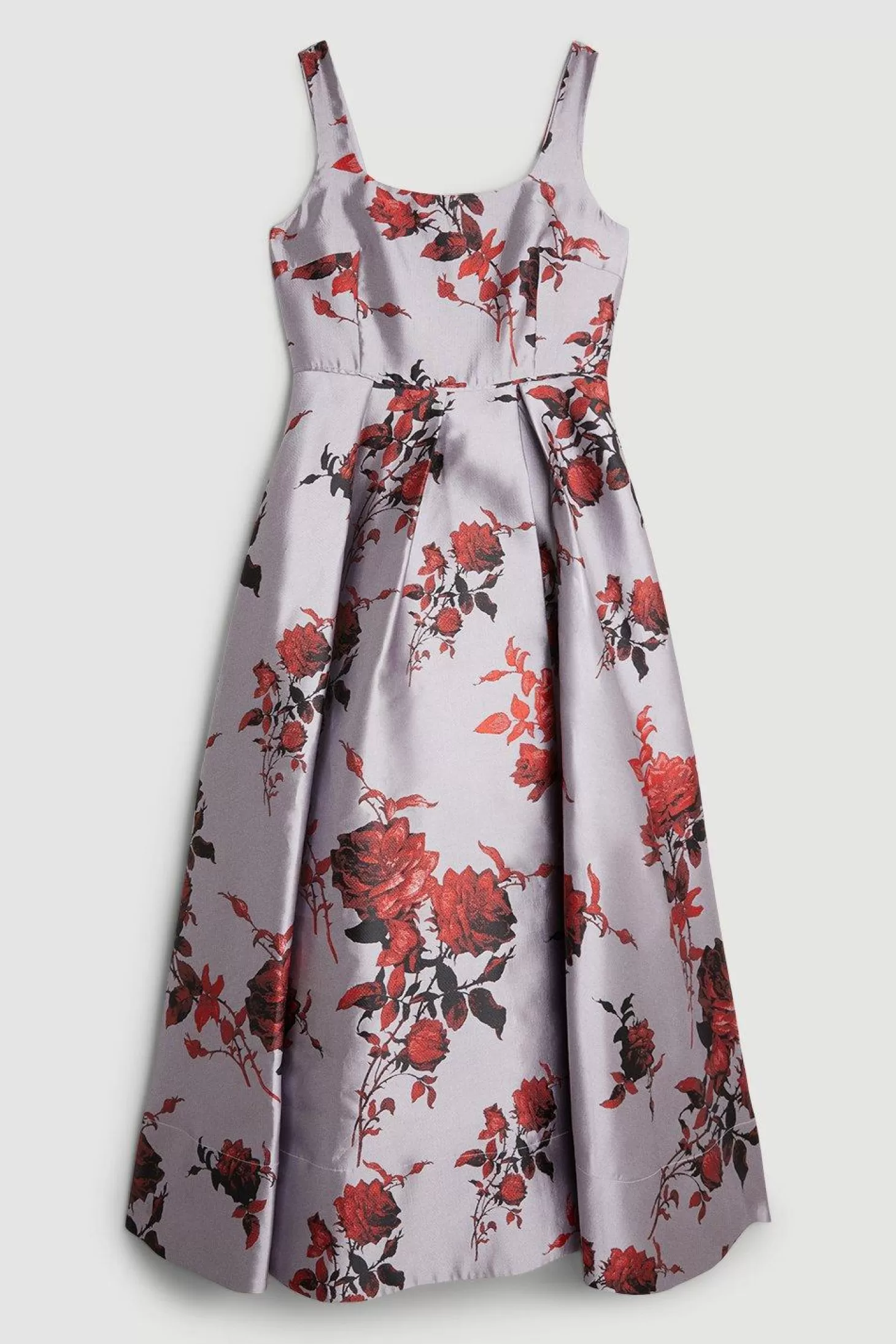 Karen Millen Lydia Millen Tall Jacquard Corseted Woven Maxi Dress