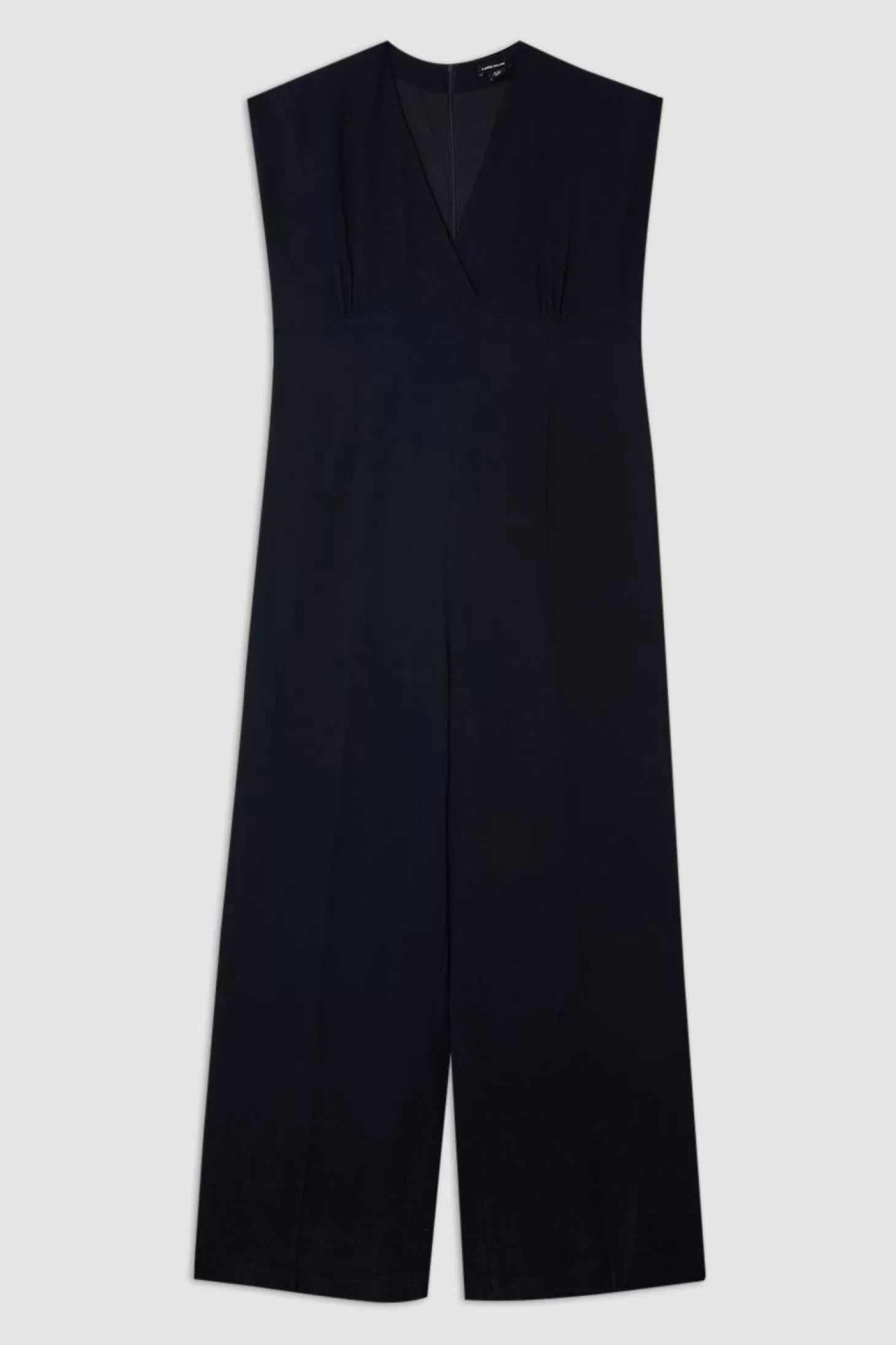 Karen Millen Plus Size Fluid Tailored Wide Leg Jumpsuit