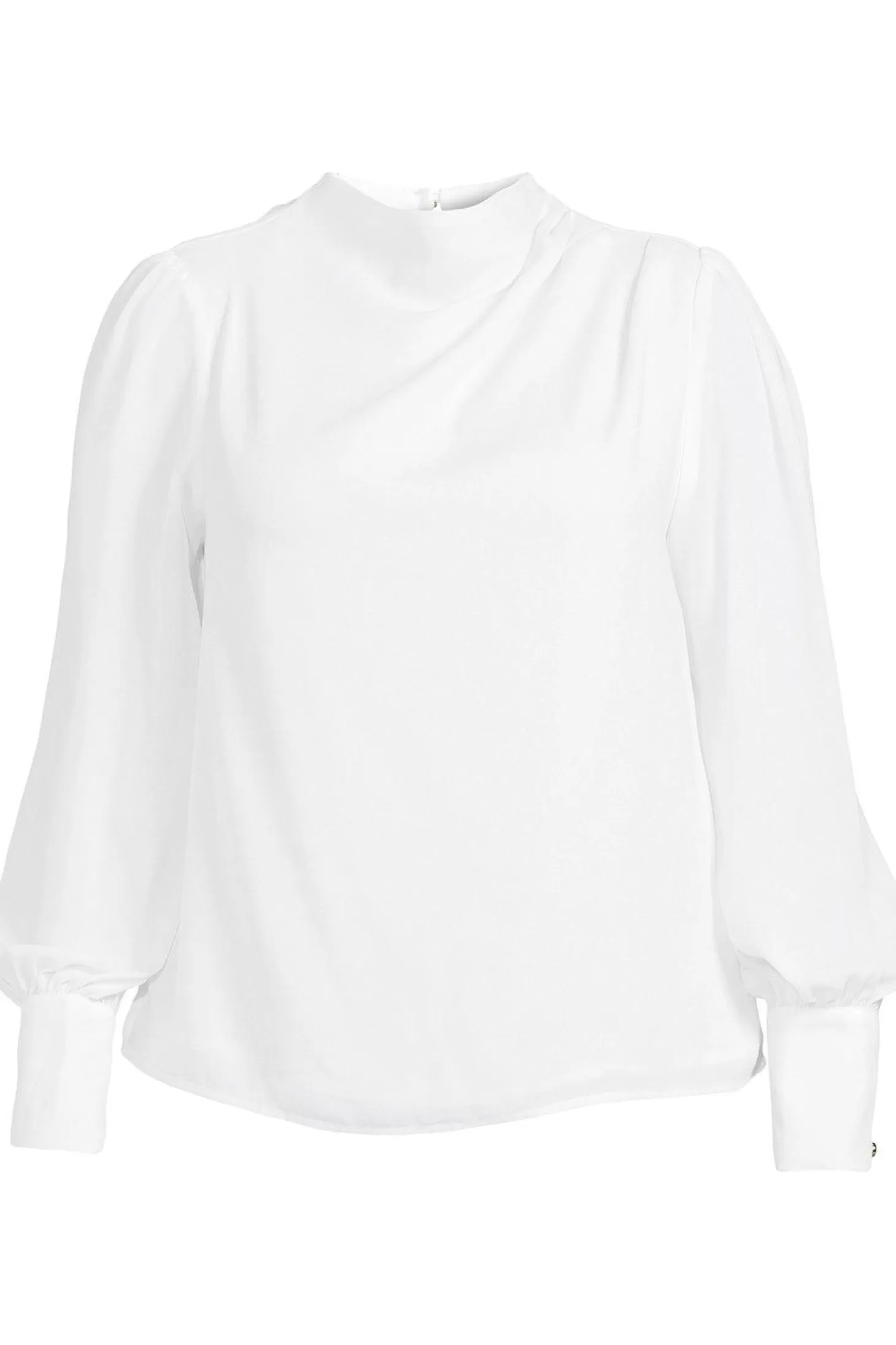 Karen Millen Plus Size Pin Tucks Georgette Woven Top