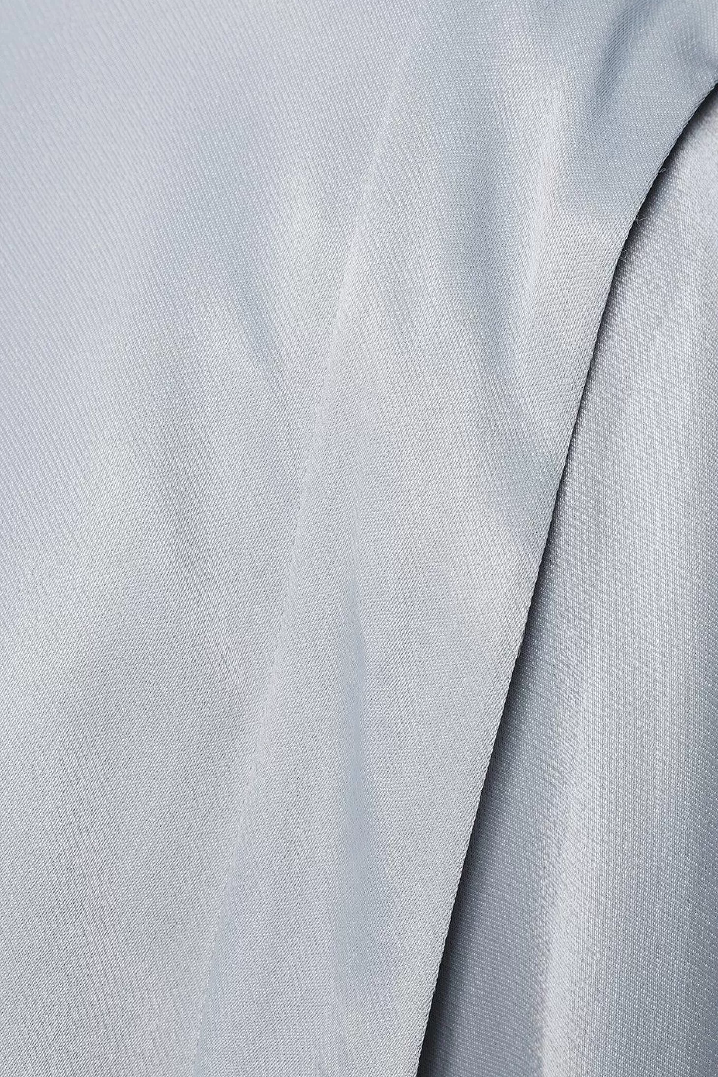 Karen Millen Plus Size Viscose Satin Power Shoulder Woven Top