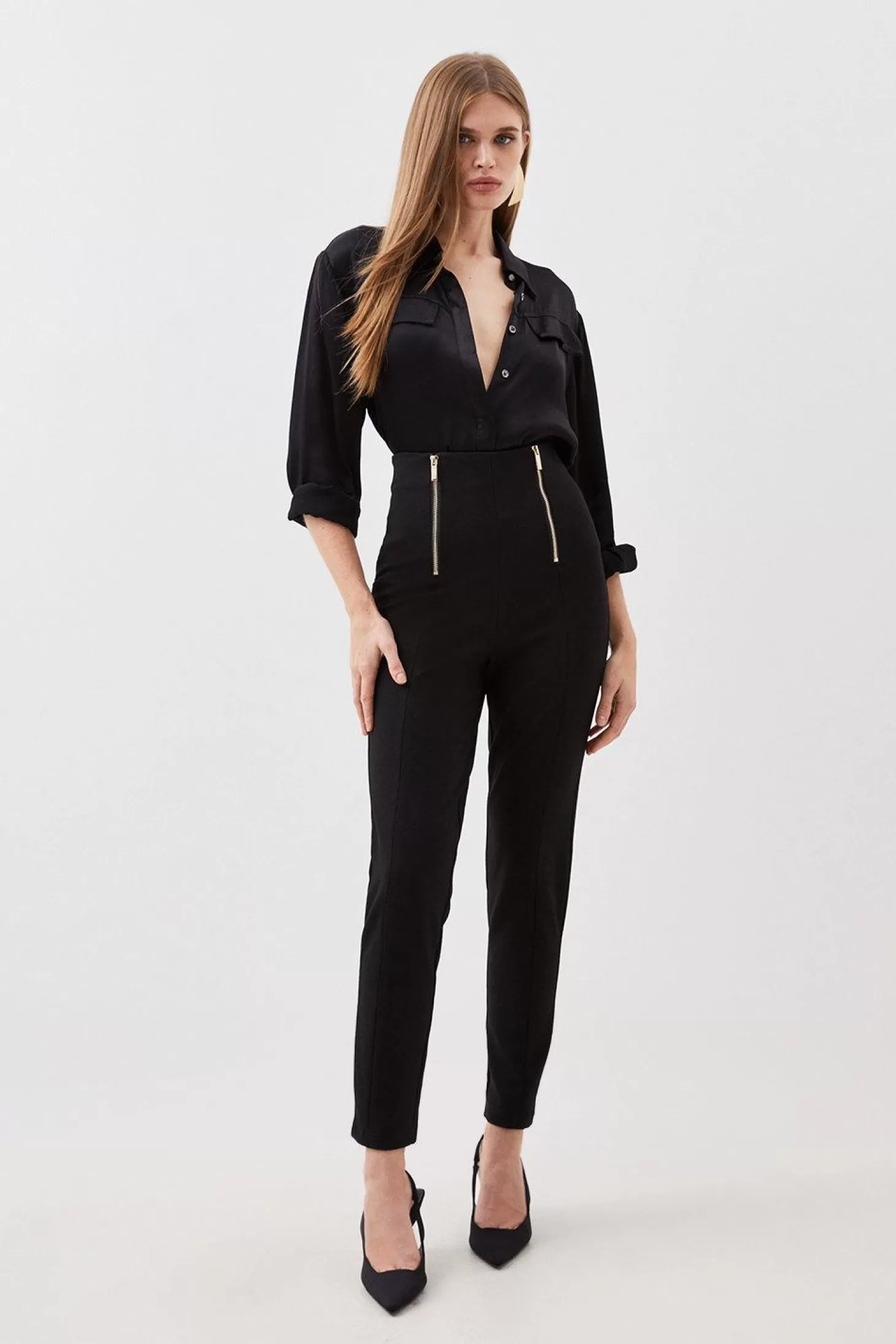 Karen Millen Ponte High Waisted Legging