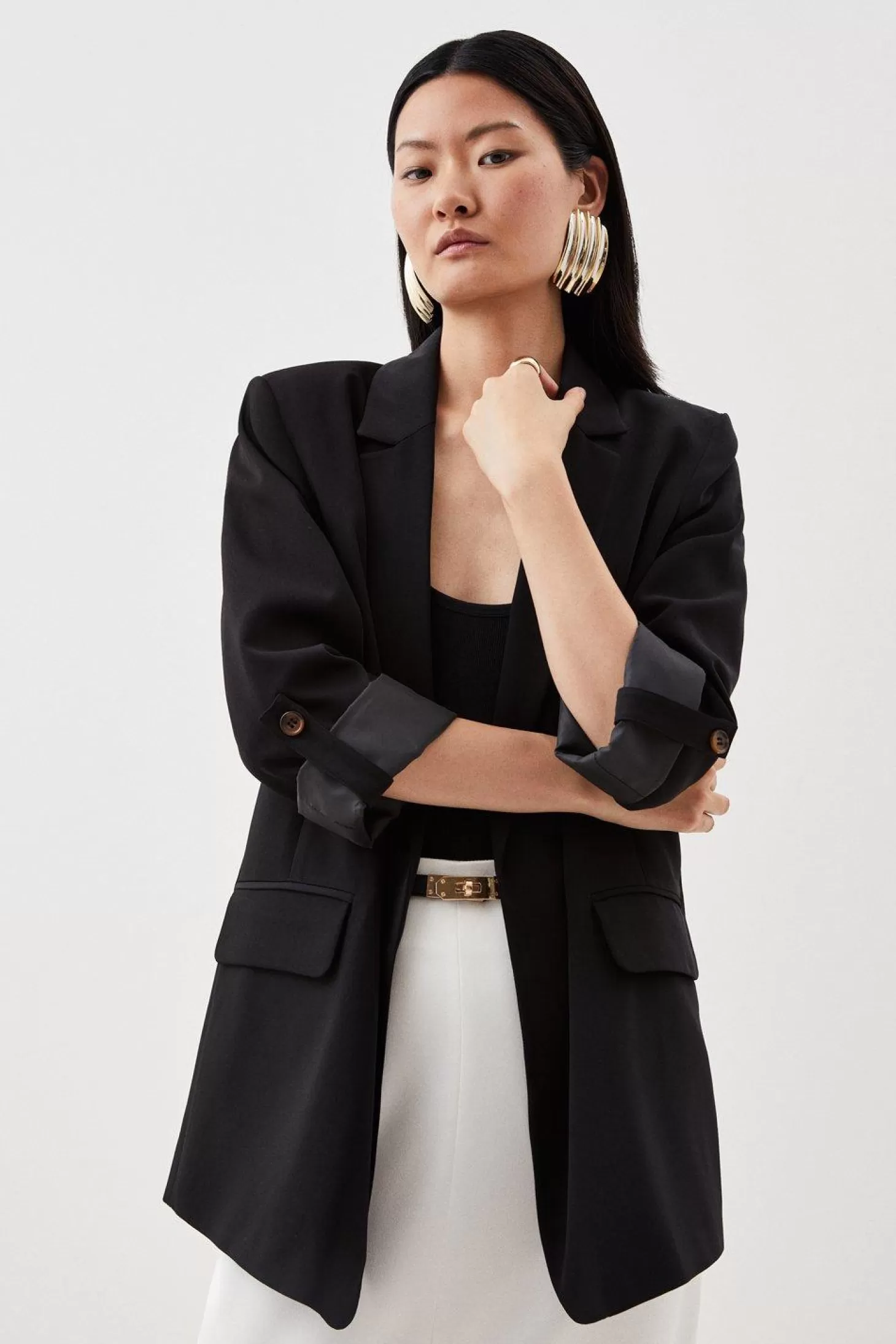 Karen Millen Soft Tailored Relaxed Blazer