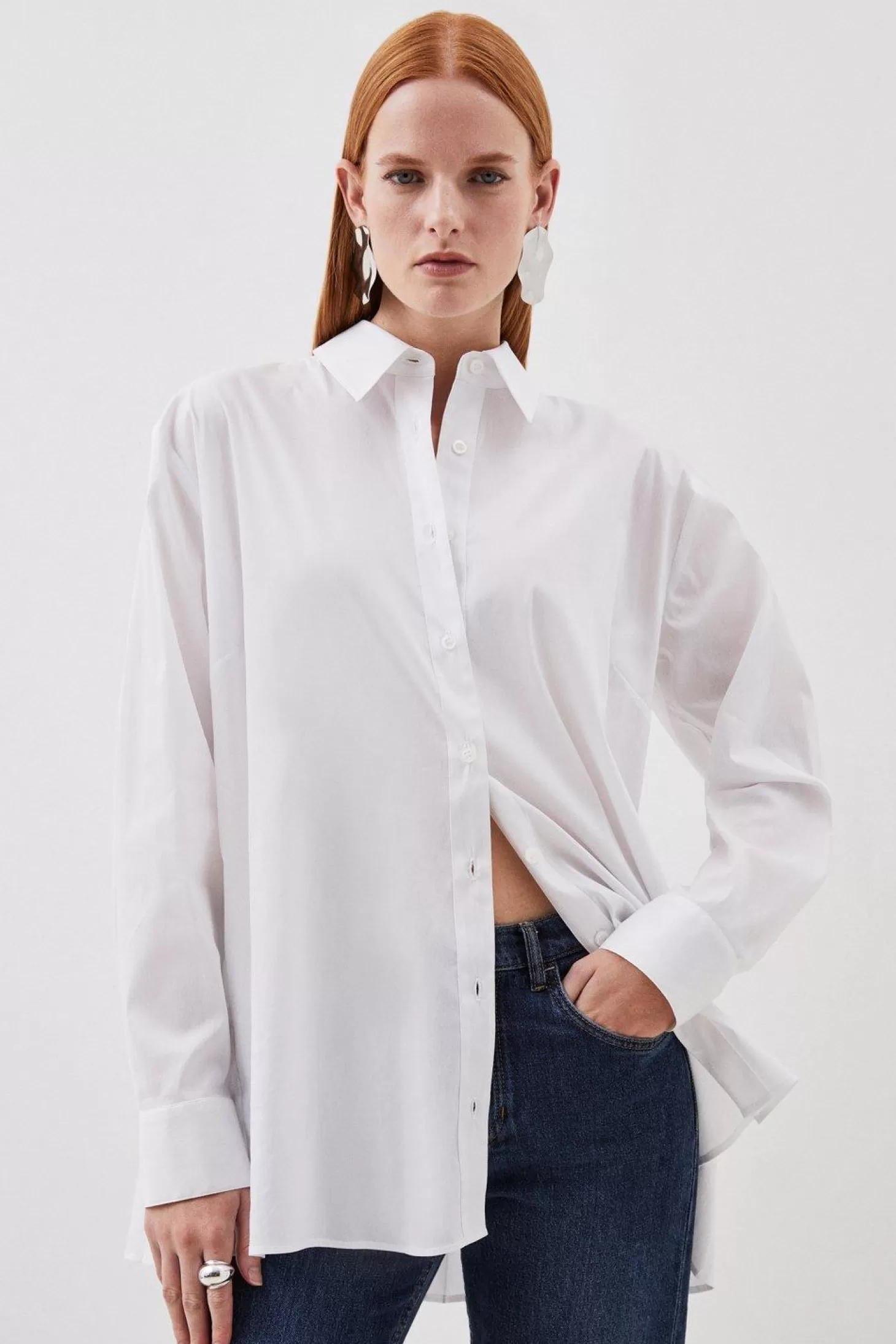 Karen Millen Tailored Pleated Back Detail Shirt