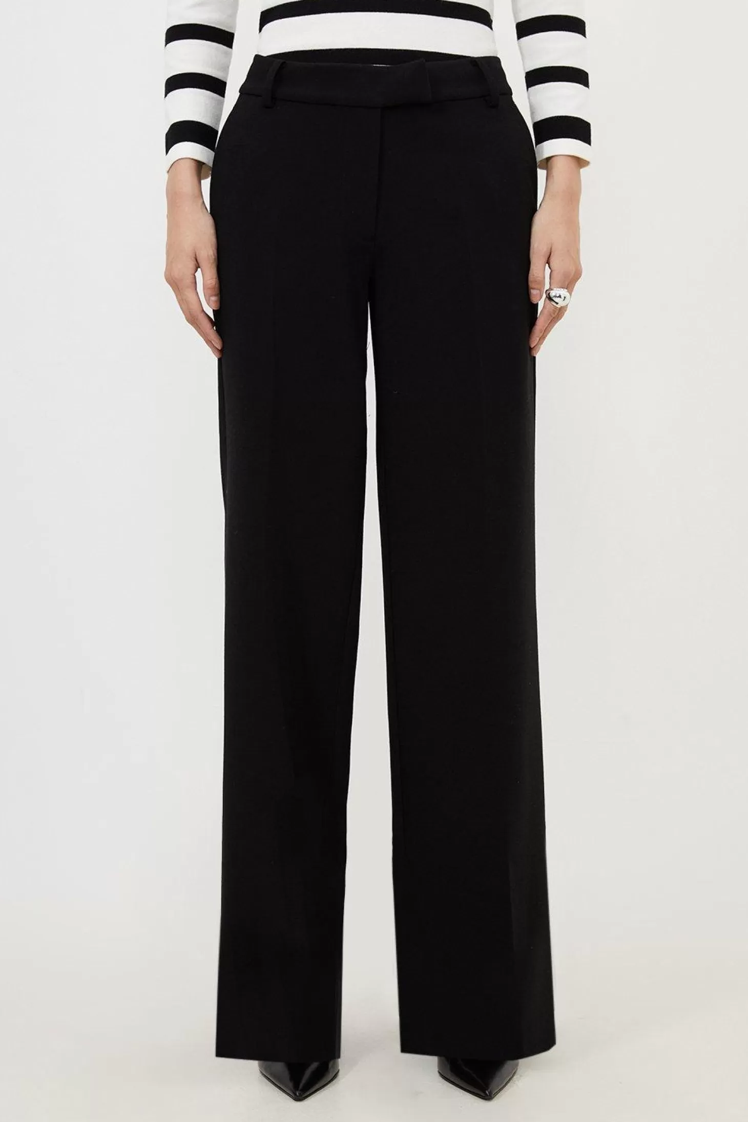 Karen Millen Tailored Straight Leg Trousers