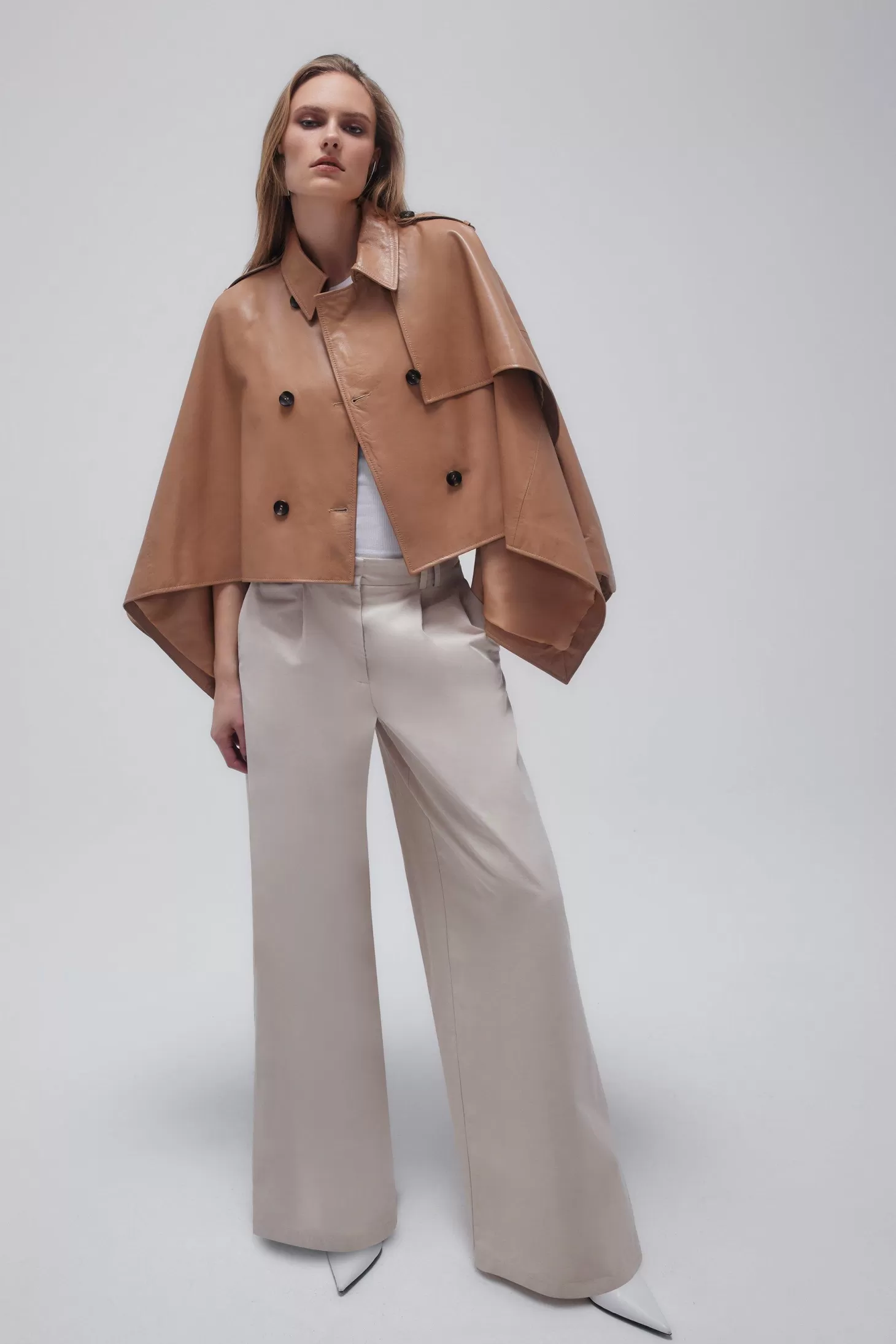 Karen Millen Tailored Wide Leg Chino Pants