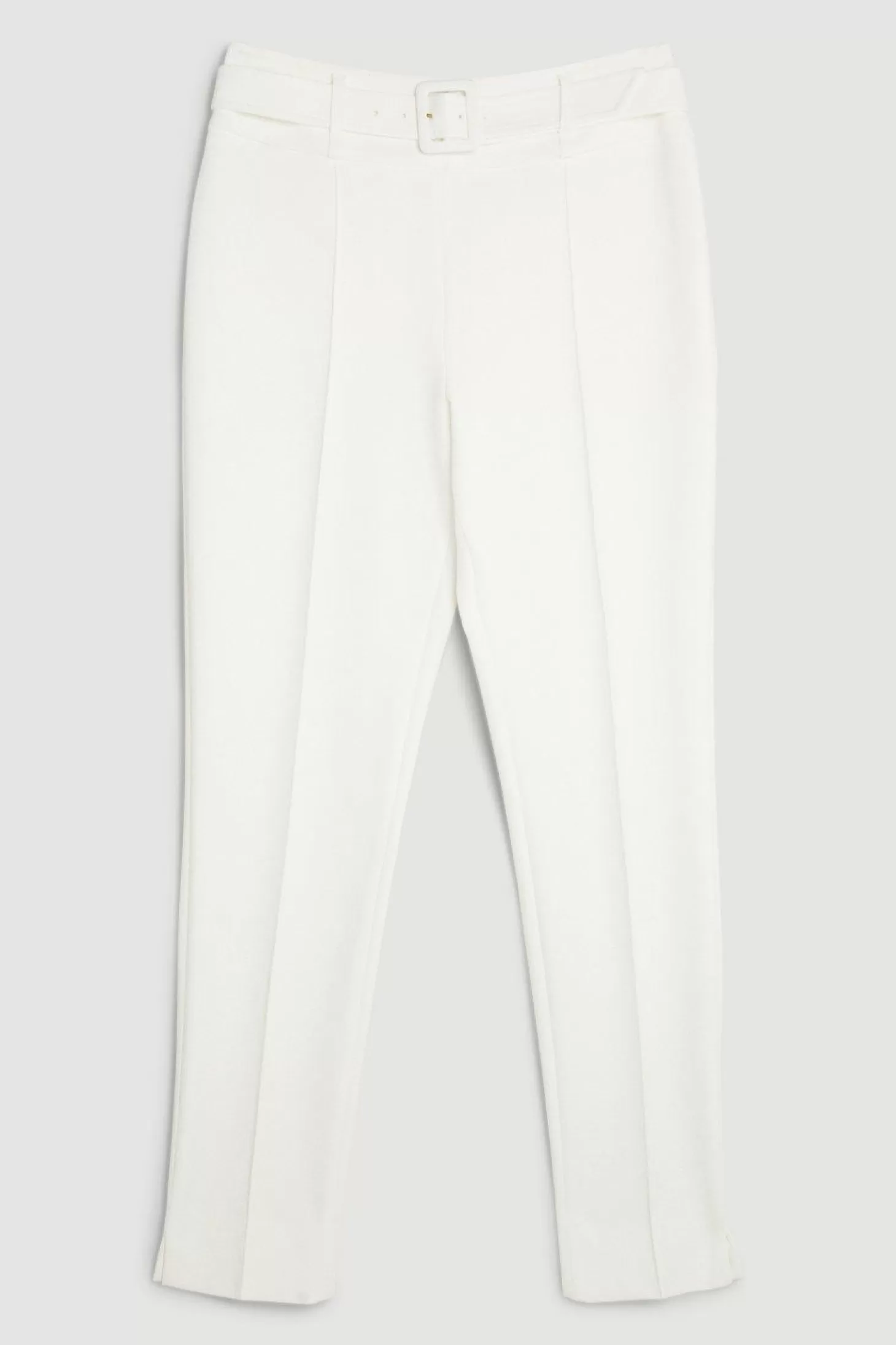 Karen Millen The Founder Tailored Compact Stretch High Waist Slim Leg Pants