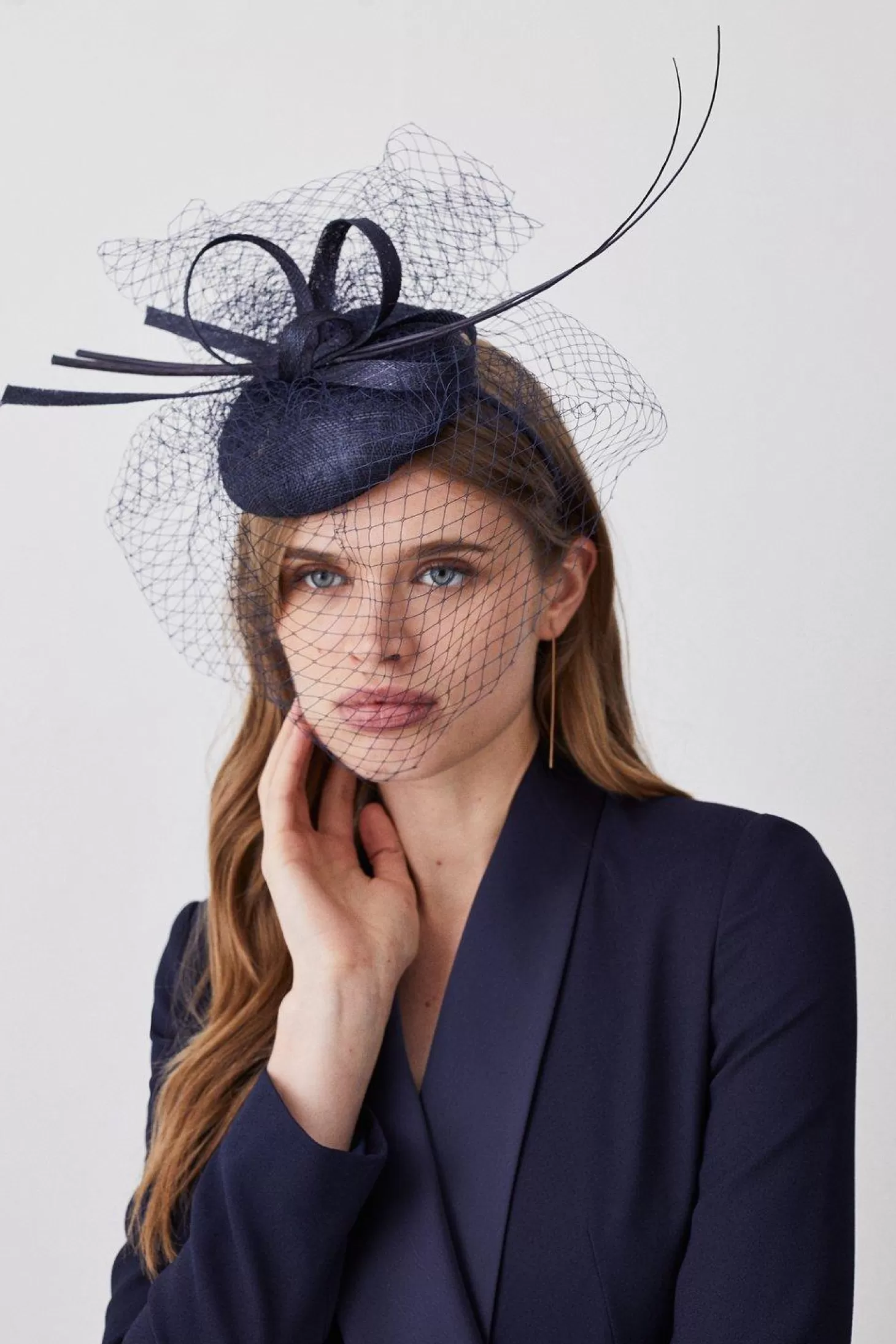 Karen Millen Veiled Bow Fascinator